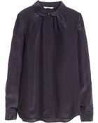 H&M Silk Blouse - Lyst