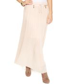 Vince Camuto Pleated Chiffon Maxi Skirt - Lyst