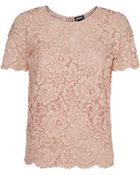 DKNY Floral Lace Top - Lyst