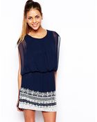 Tfnc Roxy Dress with Embellished Hem - Lyst