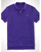 Polo Ralph Lauren Striped Pima Interlock Polo - Lyst