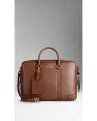 Burberry Leather Crossbody Briefcase - Lyst