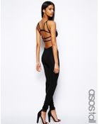 Asos Tall Strap Back Bodysuit - Lyst
