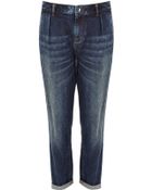 Karen Millen Indigo Vintage Wash Jean - Lyst