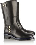 Tod's Stud-Embellished Leather Boots - Lyst