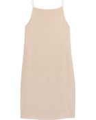 T By Alexander Wang Silk-Sateen Mini Dress - Lyst