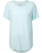 3.1 Phillip Lim Overlapping Side Seam Shirt - Lyst