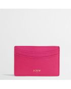 J.Crew Factory Leather Card Holder - Lyst