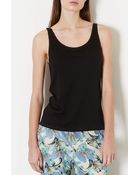 Topshop Scoop Vest - Lyst