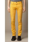 Burberry Slim Fit Overdyed Jeans - Lyst