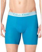 Calvin Klein Dual Tone Logo Boxer Brief Shorts - Lyst