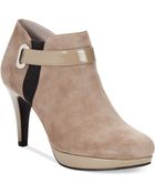 Bandolino Cambria Platform Booties - Lyst