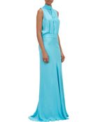 Juan Carlos Obando Crêpe De Chine Mermaid Gown - Lyst