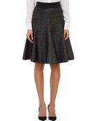 J. Mendel Tweed Godet Skirt - Lyst