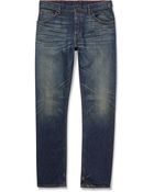 Raleigh Denim Jones Slim-Fit Washed-Denim Jeans - Lyst