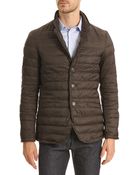 Armani Jeans N74 Brown Anorak with Removable Hood - Lyst