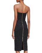 Roland Mouret Electra Lace-Embroidered Strapless Dress - Lyst