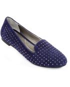 Me Too Karson Suede Studded Flats - Lyst