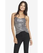 Express Sequin V-Neck Cami - Lyst