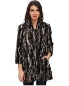Karen Kane Marble Faux Fur Jacket - Lyst