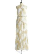 Xscape Pleated Halter Top Gown - Lyst
