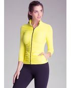 Bebe Ruched Funnel Jacket - Lyst