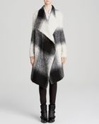 DKNY Cascade Front Coat - Lyst