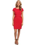 Ellen Tracy Ponte T-shirt Dress - Lyst