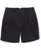 Margaret Howell Mhl Regularfit Washed Cottontwill Shorts - Lyst