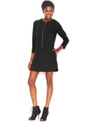 Rachel Rachel Roy Three-Quarter-Sleeve Zipper Dress - Lyst