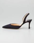 Manolo Blahnik Carolyne Crepe Midheel Halter - Lyst