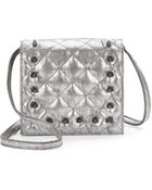 BCBGeneration Faux Leather Spike Crossbody Bag - Lyst