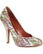 Missoni Beaded Shimmer Pumps - Lyst