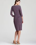 Max Mara Studio Pandora Printed Jersey Dress - Lyst