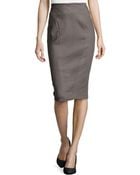 Donna Karan New York High-Waisted Pencil Skirt - Lyst
