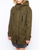 Asos Oversized Cocoon Parka - Lyst