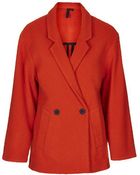 Topshop Wool Blend Bobble Coat By Boutique - Lyst