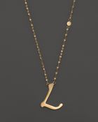 Lana Jewelry Initial Charm Necklace, 18" - Lyst
