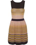 M Missoni Crochet-Knit Cotton-Blend Dress - Lyst