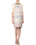 Matthew Williamson Knee-Length Dress - Lyst