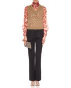 Miu Miu Sleeveless Cotton Sweater - Lyst