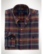 Polo Ralph Lauren Plaid Cotton Twill Sport Shirt - Lyst