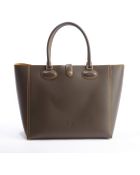 Loewe Brown Leather Top Handle Snap Front Tote Bag - Lyst