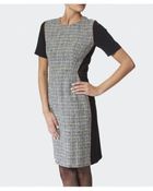 Paul Smith Black Label Tweed Shift Dress - Lyst