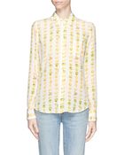 Equipment Brett Citrus Print Shirt - Lyst