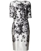 Prabal Gurung Flower Print Dress - Lyst