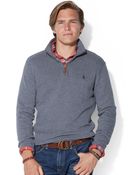 Polo Ralph Lauren French Rib Half Zip Pullover - Lyst