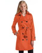MICHAEL Michael Kors Double Breasted Trench Coat - Lyst