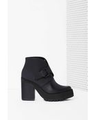 Nasty Gal Miista Francesca Leather Boot - Lyst