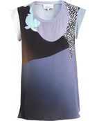 3.1 Phillip Lim Printed Silk Tank Top - Lyst